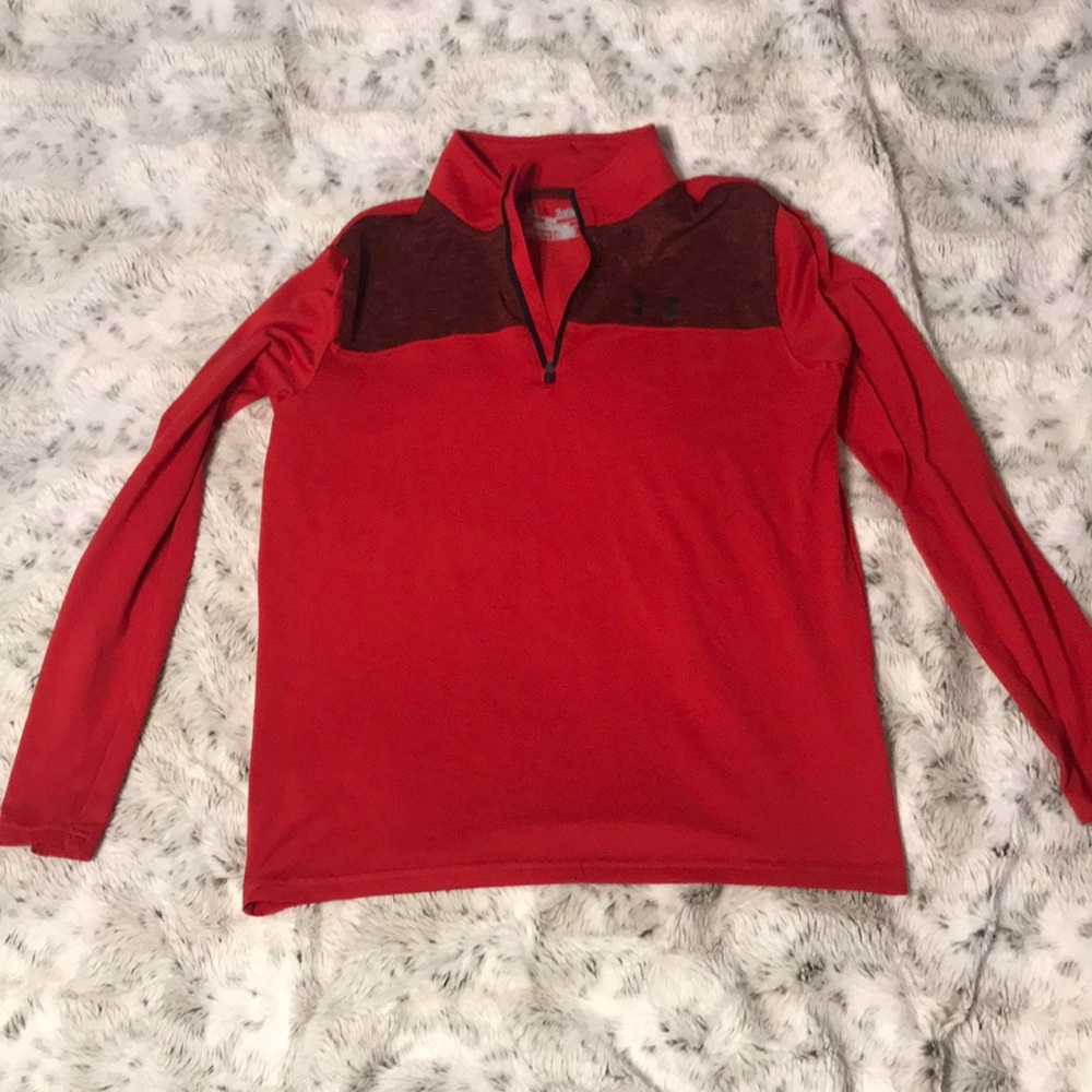UA boys quarter zip pullover.
